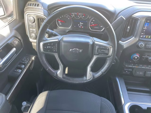 2021 Summit White Chevrolet Silverado 1500 LT Trail Boss 4X4 Truck