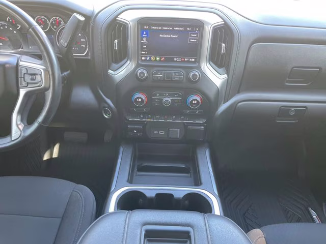 2021 Summit White Chevrolet Silverado 1500 LT Trail Boss 4X4 Truck