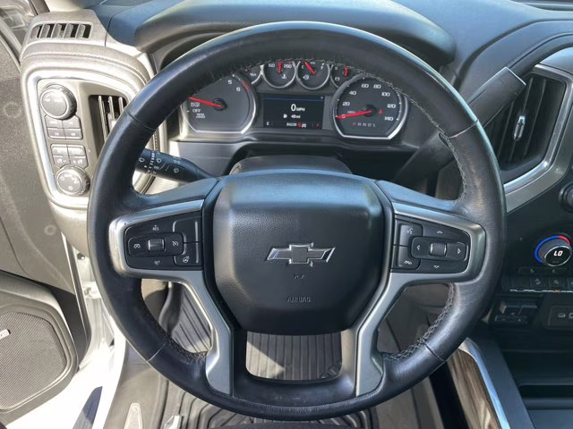 2021 Summit White Chevrolet Silverado 1500 LT Trail Boss 4X4 Truck