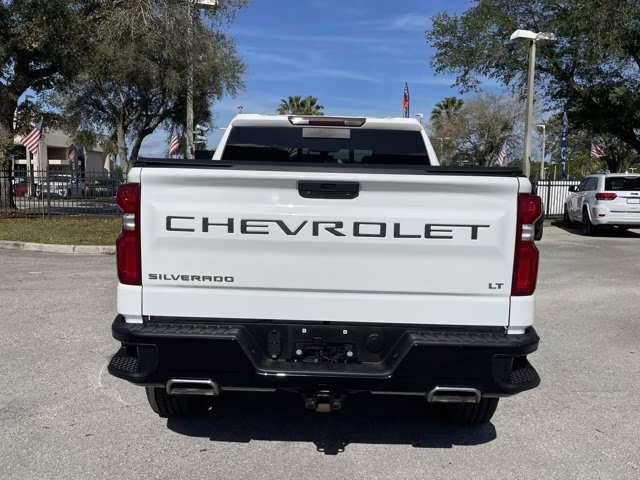 2021 Summit White Chevrolet Silverado 1500 LT Trail Boss 4X4 Truck