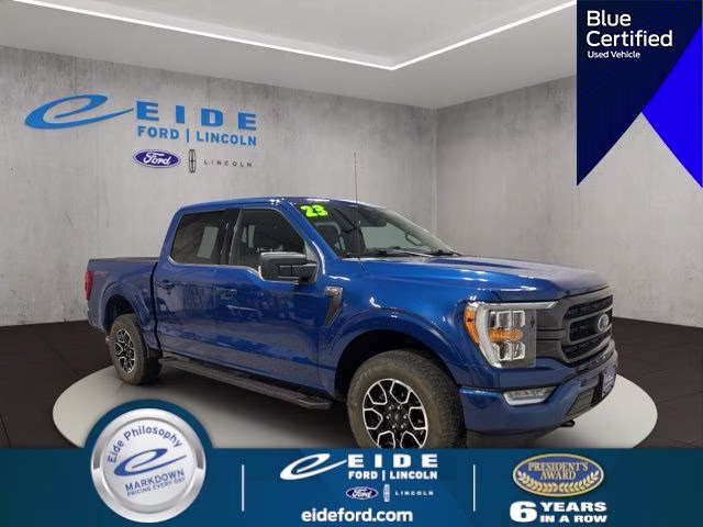 2023 Atlas Blue Metallic Ford F-150 XLT 4X4 Truck