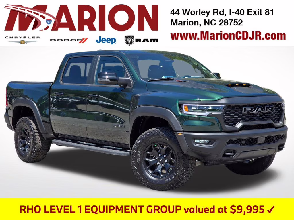2026 Serrano Green Metallic Ram 1500 RHO 4X4 Truck
