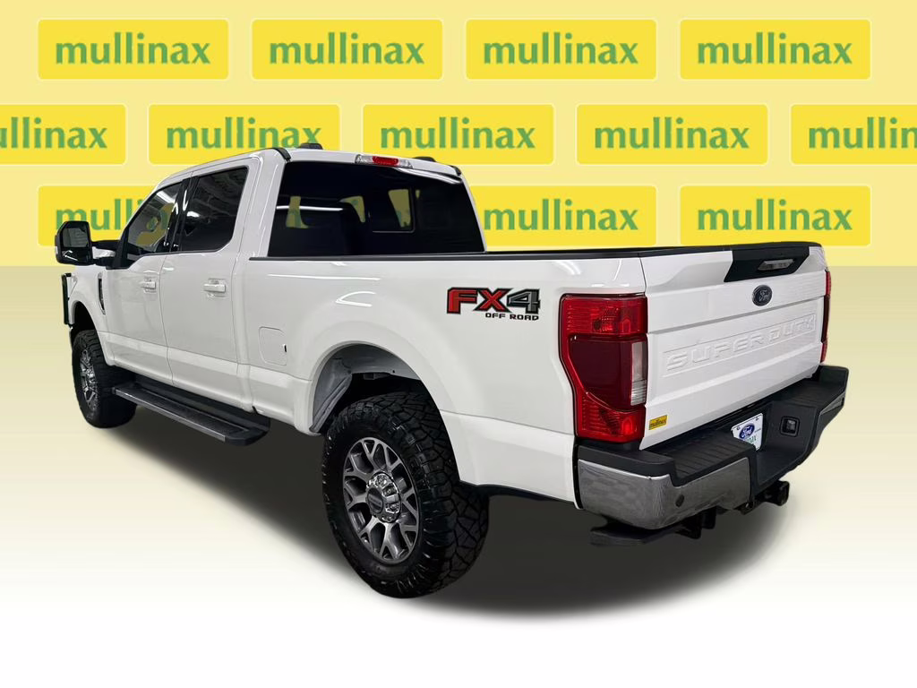 2022 Star White Metallic Tri-Coat Ford Super Duty F-250 SRW Lariat 4X4 Truck