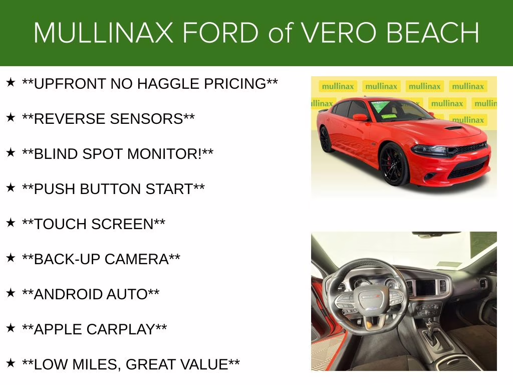 2021 Go Mango! Dodge Charger R/T Scat Pack RWD Sedan