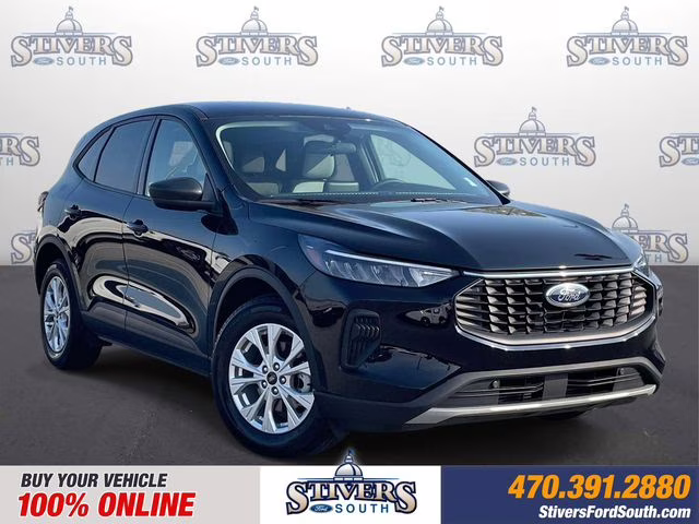 2025 Black Metallic Ford Escape Active FWD SUV