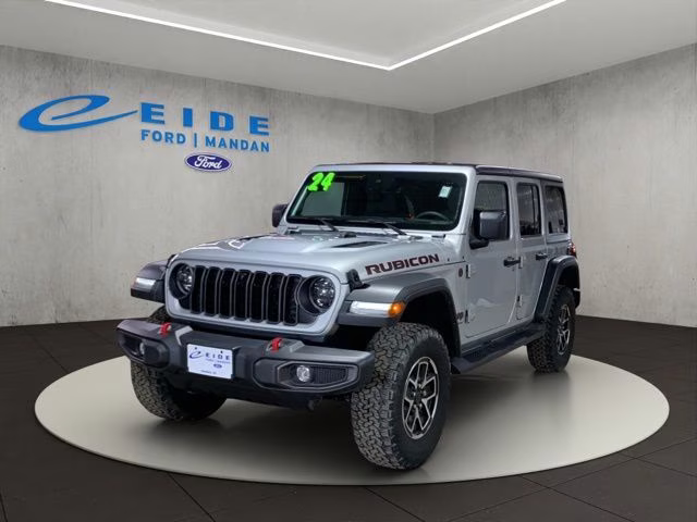 2024 Silver Zynith Clearcoat Jeep Wrangler Rubicon 4X4 SUV