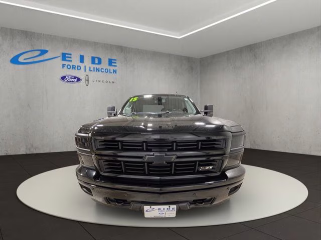 2015 Black Chevrolet Silverado 1500 LTZ 4X4 Truck