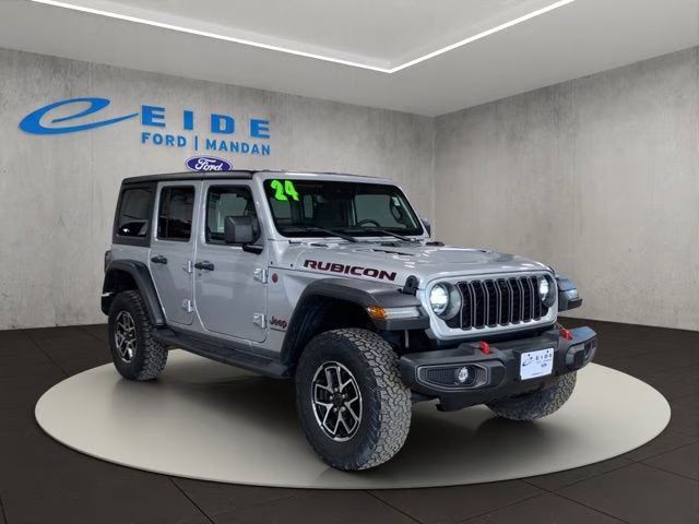 2024 Silver Zynith Clearcoat Jeep Wrangler Rubicon 4X4 SUV