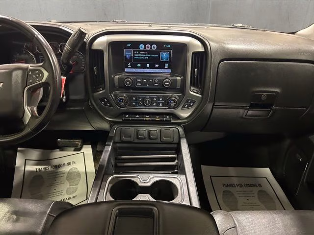 2015 Black Chevrolet Silverado 1500 LTZ 4X4 Truck