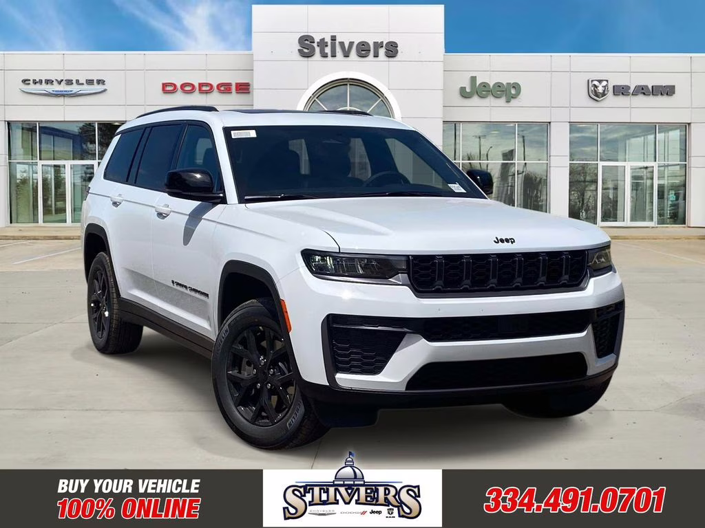 2026 Bright White Clearcoat Jeep Grand Cherokee L Laredo Altitude RWD SUV