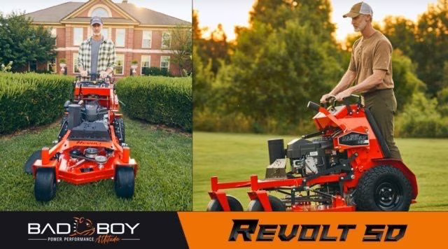 2026 Orange Bad Boy Revolt SD 34" Kawasaki FS600V 18.5HP ACS KIT