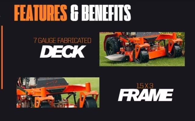 2026 Orange Bad Boy Revolt 54" Kawasaki FX781V ACS KIT