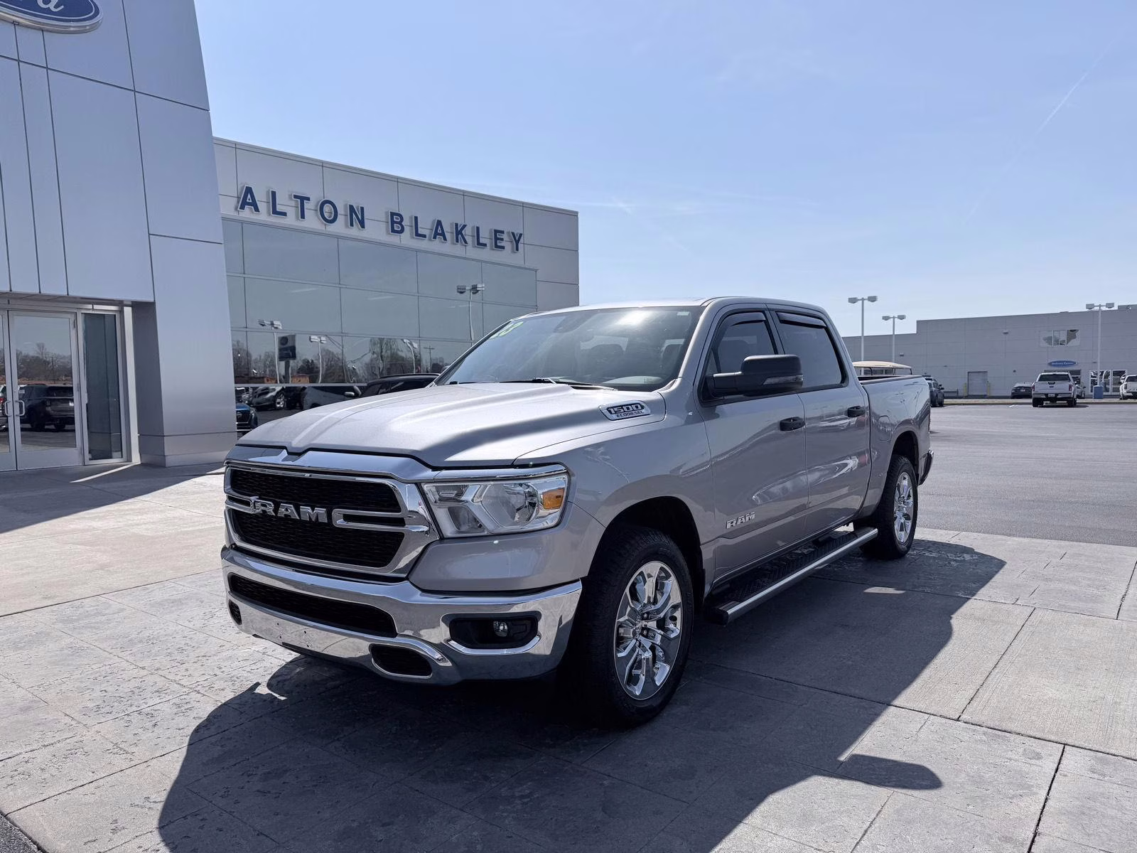 2023 Billet Silver Metallic Clearcoat Ram 1500 Big Horn 4X4 Truck