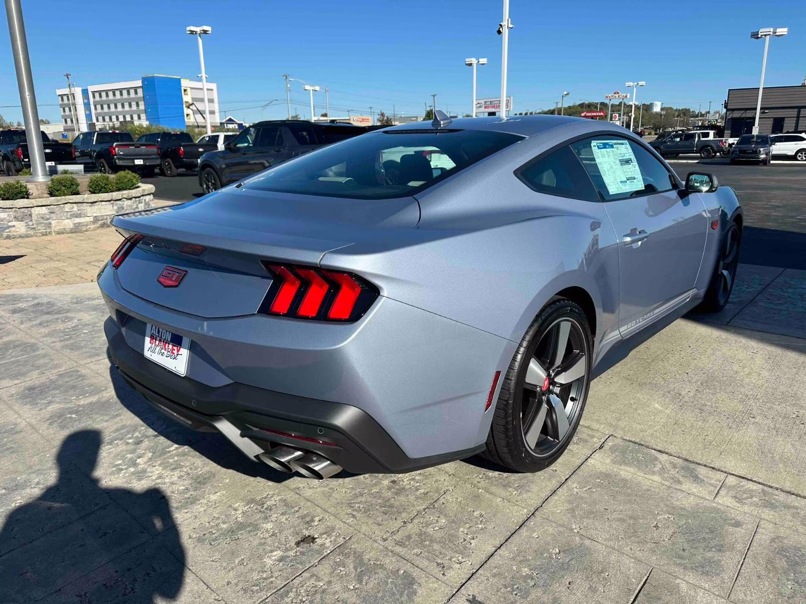 2025 Vapor Blue Metallic Ford Mustang GT Premium RWD Fastback