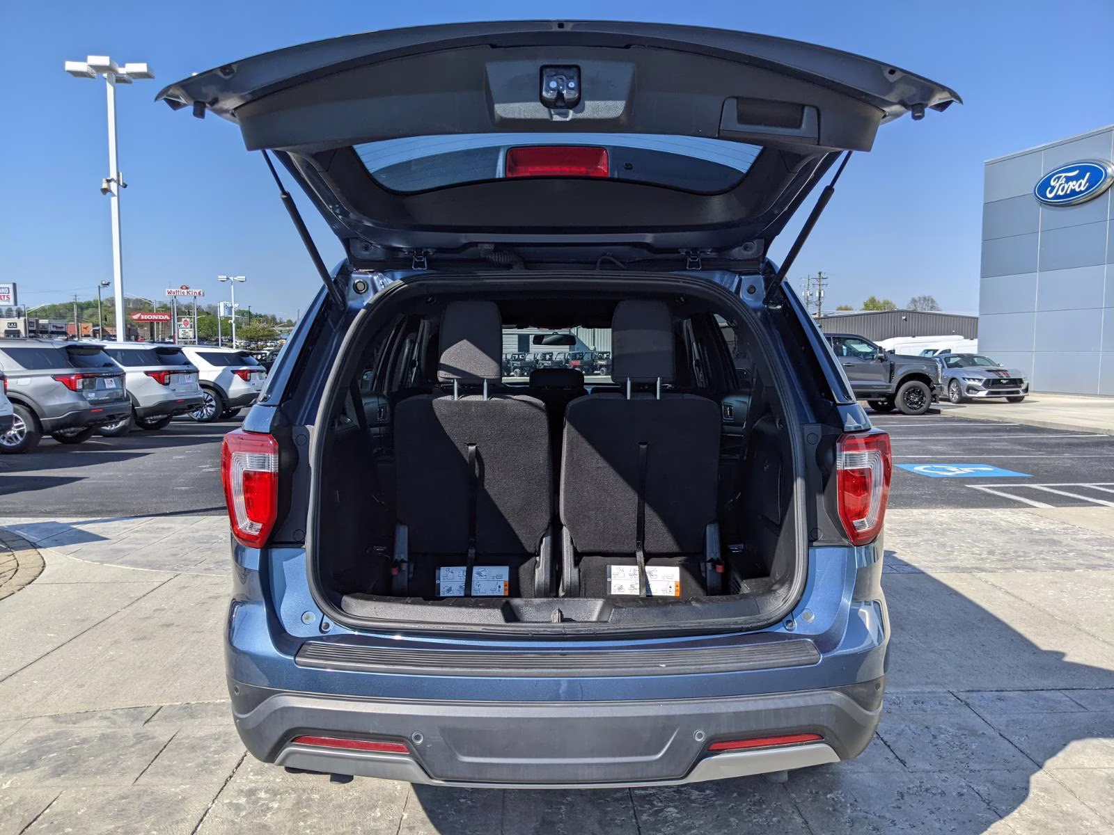 2019 Blue Ford Explorer XLT 4X4 SUV