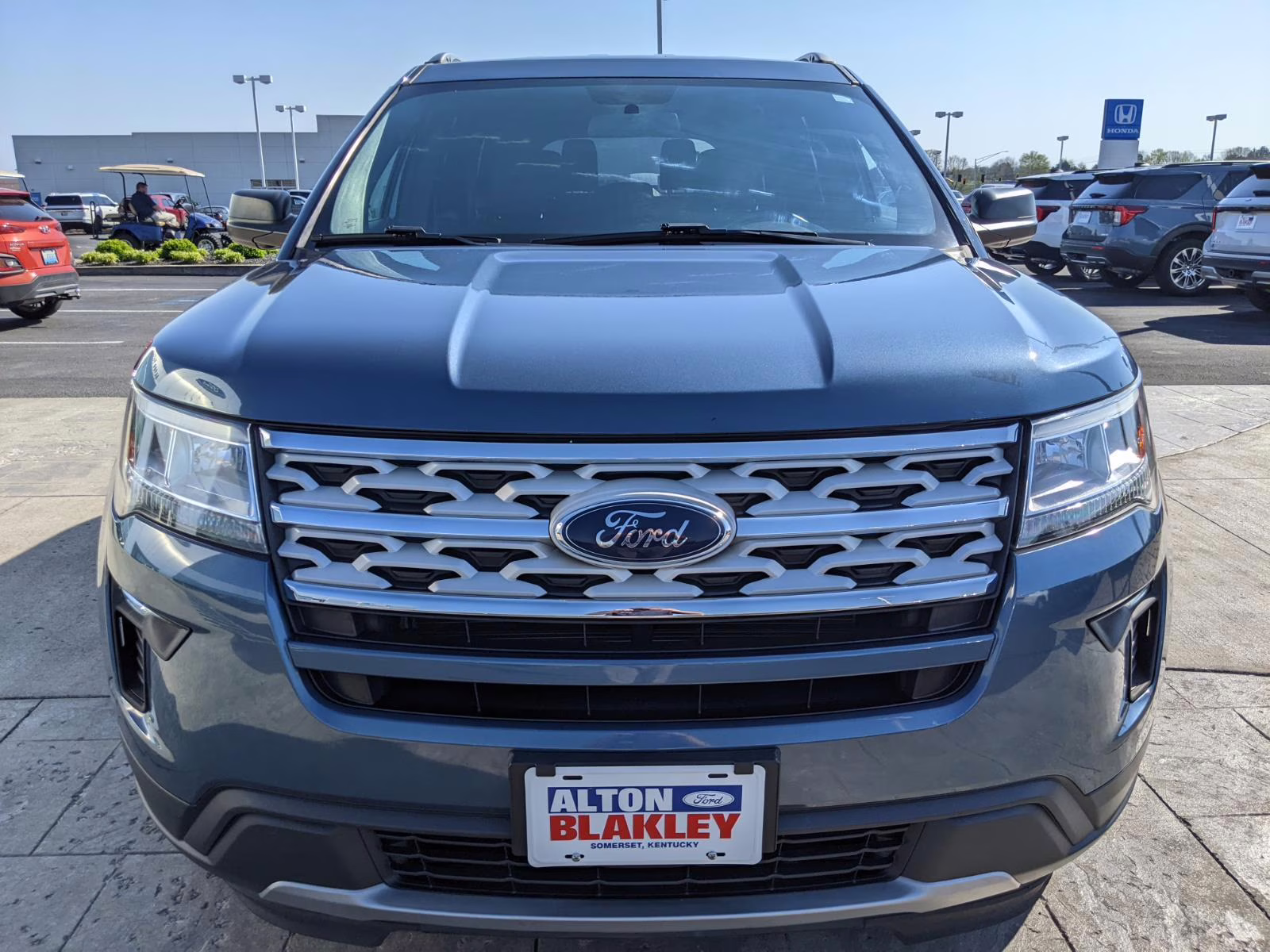 2019 Blue Ford Explorer XLT 4X4 SUV