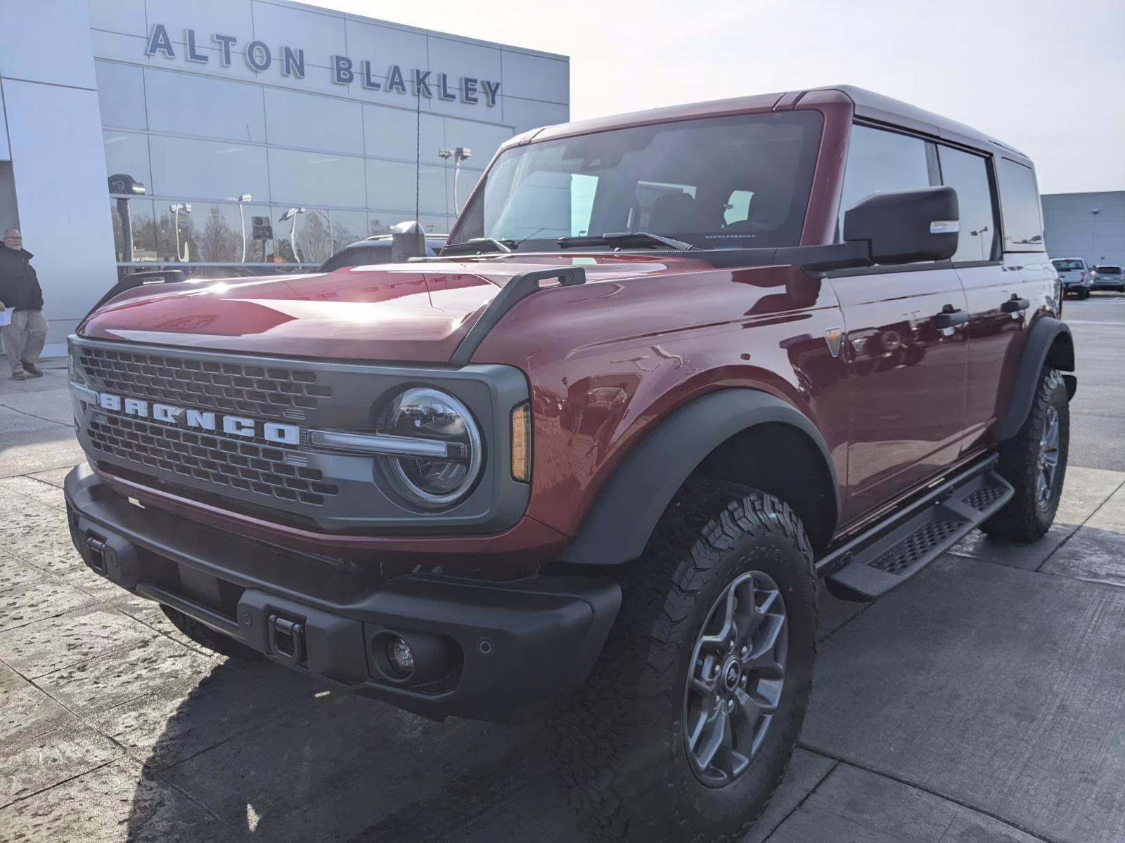 2025 Ruby Red Metallic Tinted Clearcoat Ford Bronco Badlands 4X4 SUV