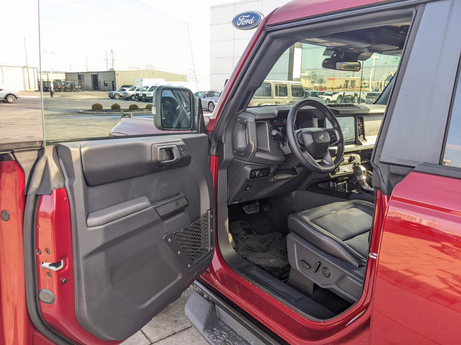 2025 Ruby Red Metallic Tinted Clearcoat Ford Bronco Badlands 4X4 SUV