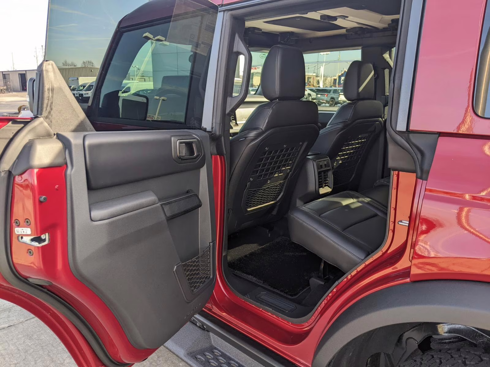 2025 Ruby Red Metallic Tinted Clearcoat Ford Bronco Badlands 4X4 SUV