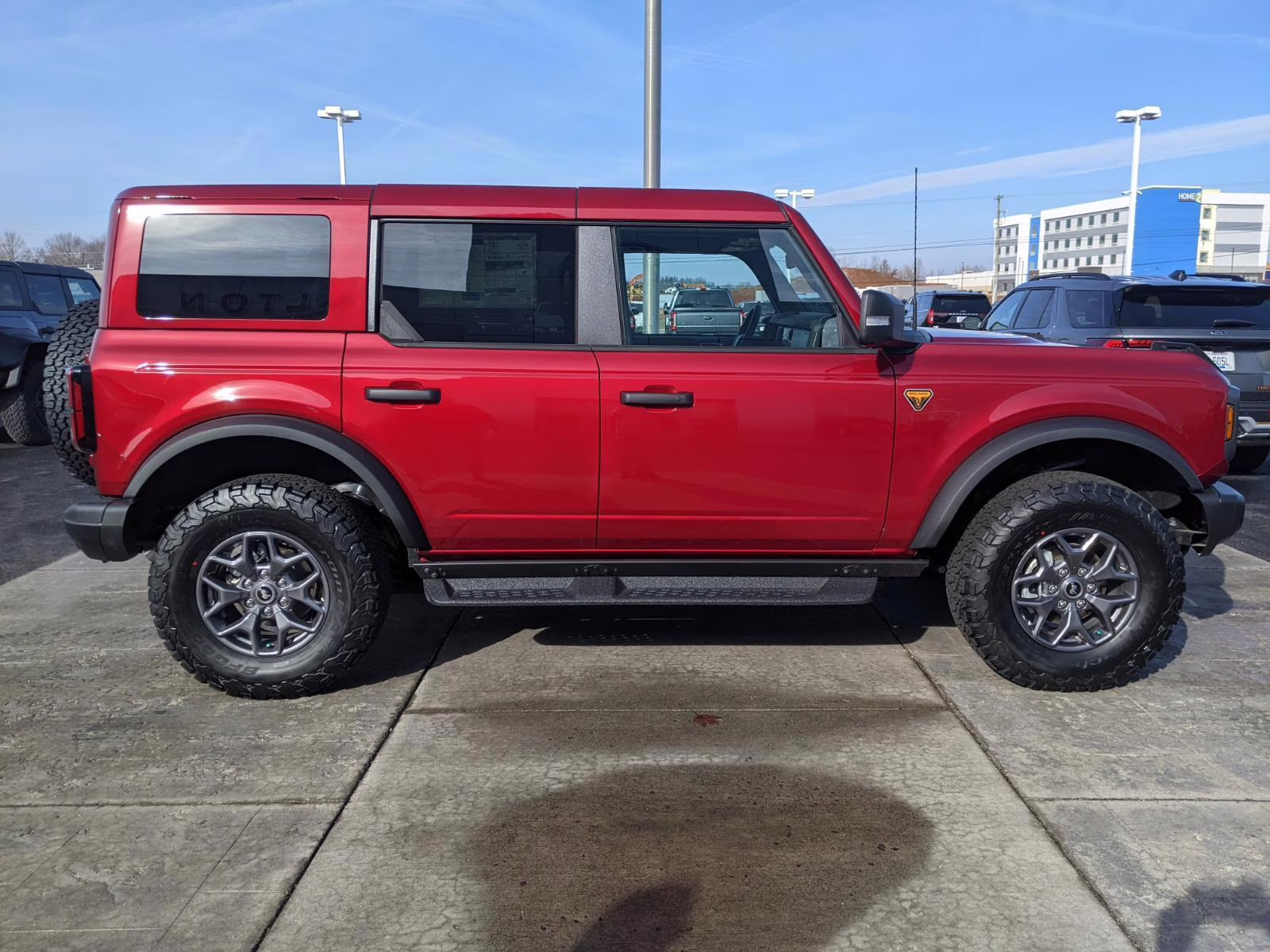 2025 Ruby Red Metallic Tinted Clearcoat Ford Bronco Badlands 4X4 SUV