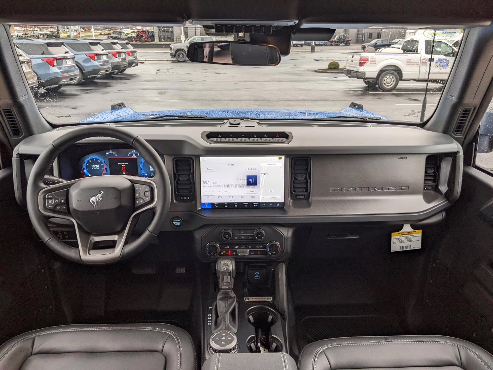 2025 Velocity Blue Ford Bronco Badlands 4X4 SUV