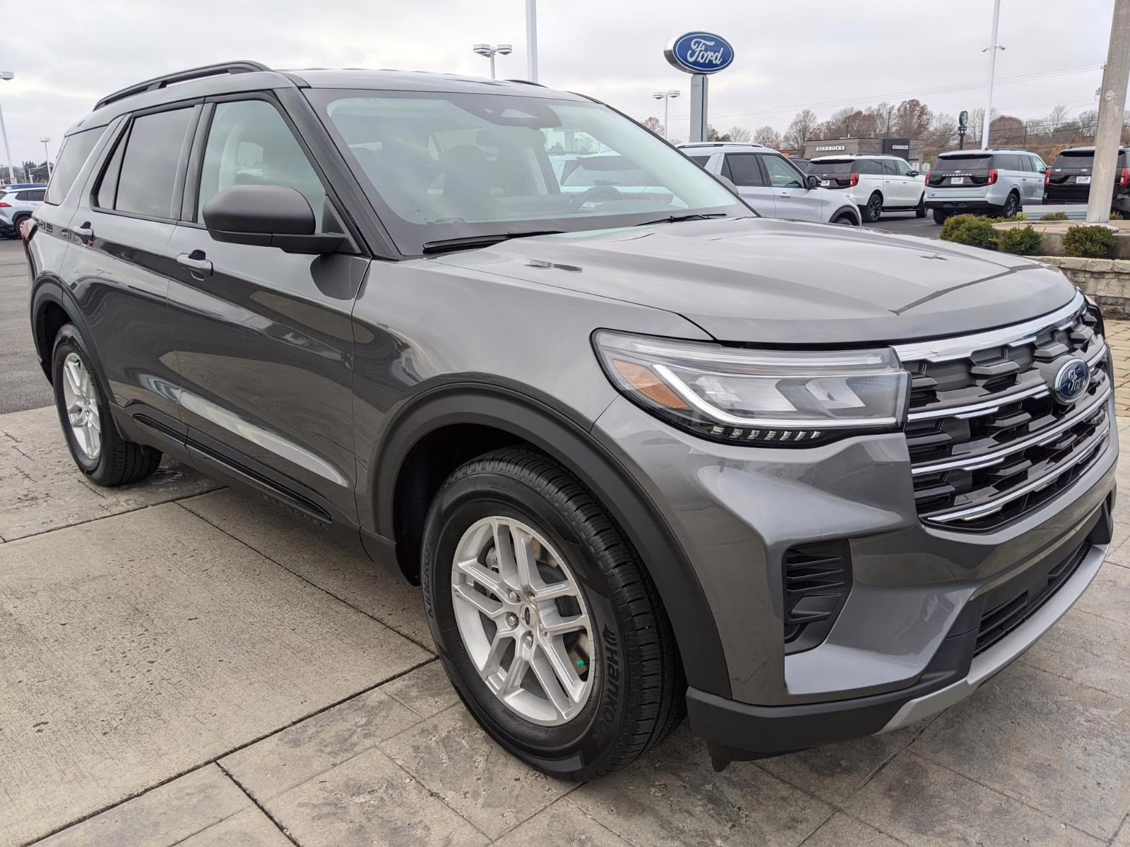 2026 Carbonized Gray Ford Explorer Active RWD SUV