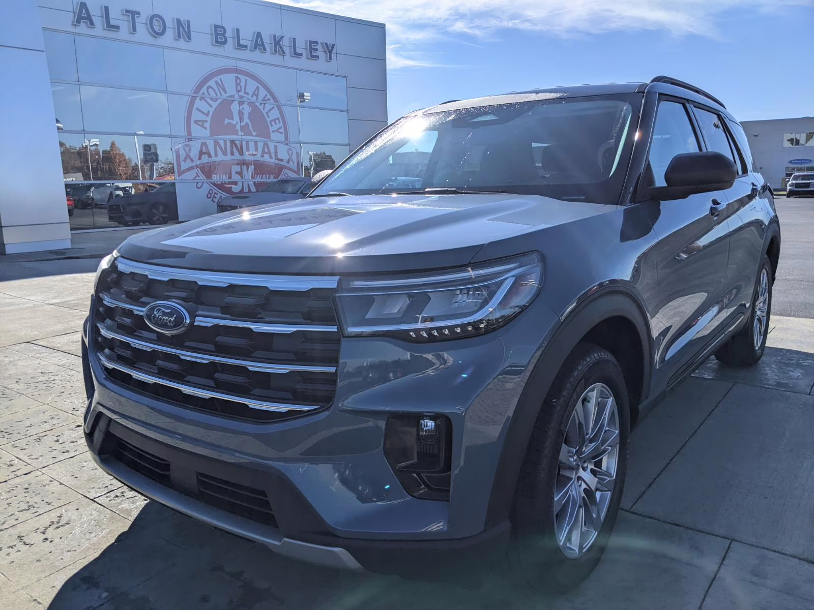 2026 Vapor Blue Metallic Ford Explorer Active 4X4 SUV