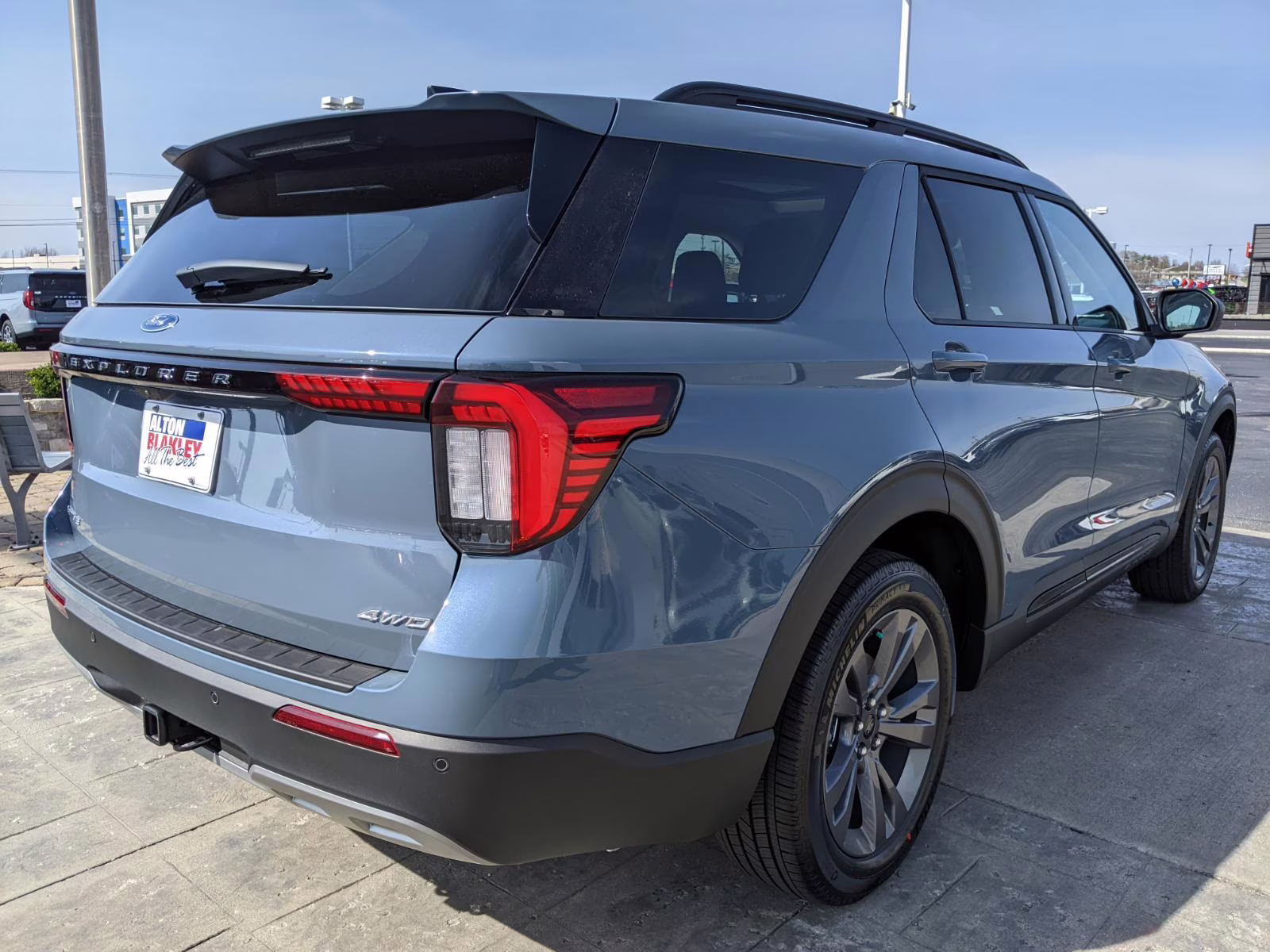 2026 Vapor Blue Ford Explorer Active 4X4 SUV