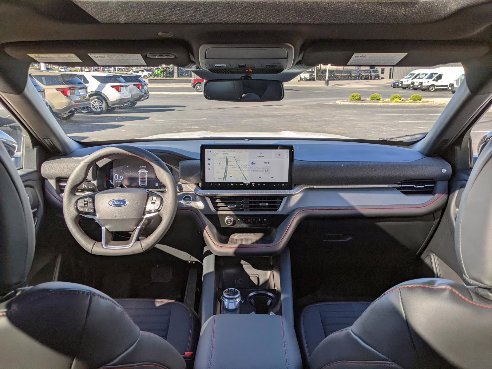 2026 Star White Metallic Tri-Coat Ford Explorer ST-Line 4X4 SUV