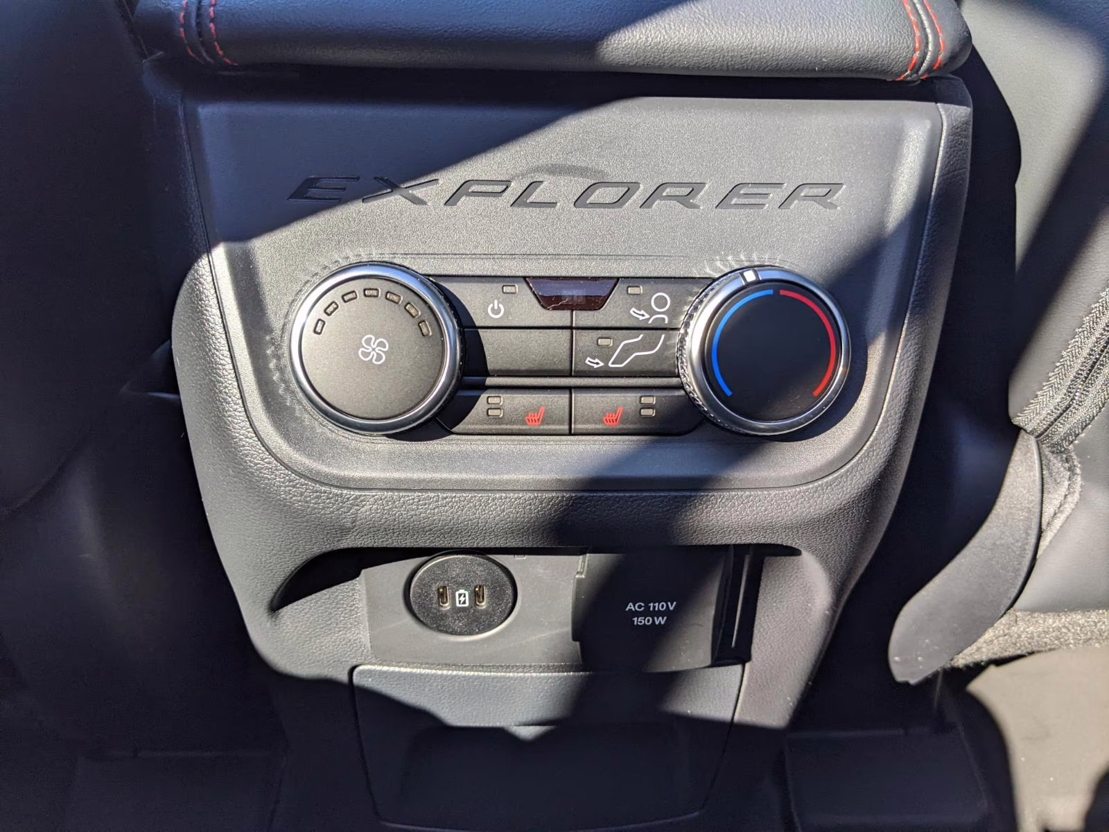 2026 Star White Metallic Tri-Coat Ford Explorer ST-Line 4X4 SUV