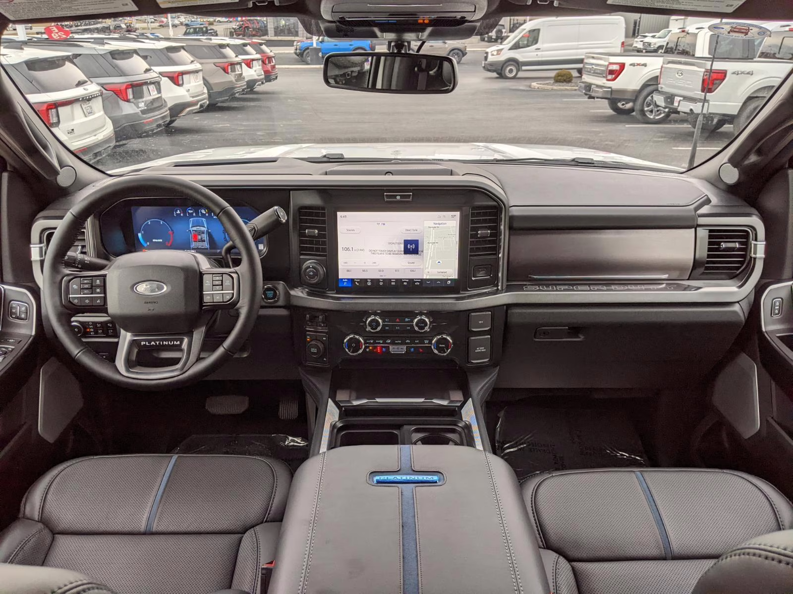 2026 Star White Metallic Tri-Coat Ford Super Duty F-350 SRW Platinum 4X4 Truck