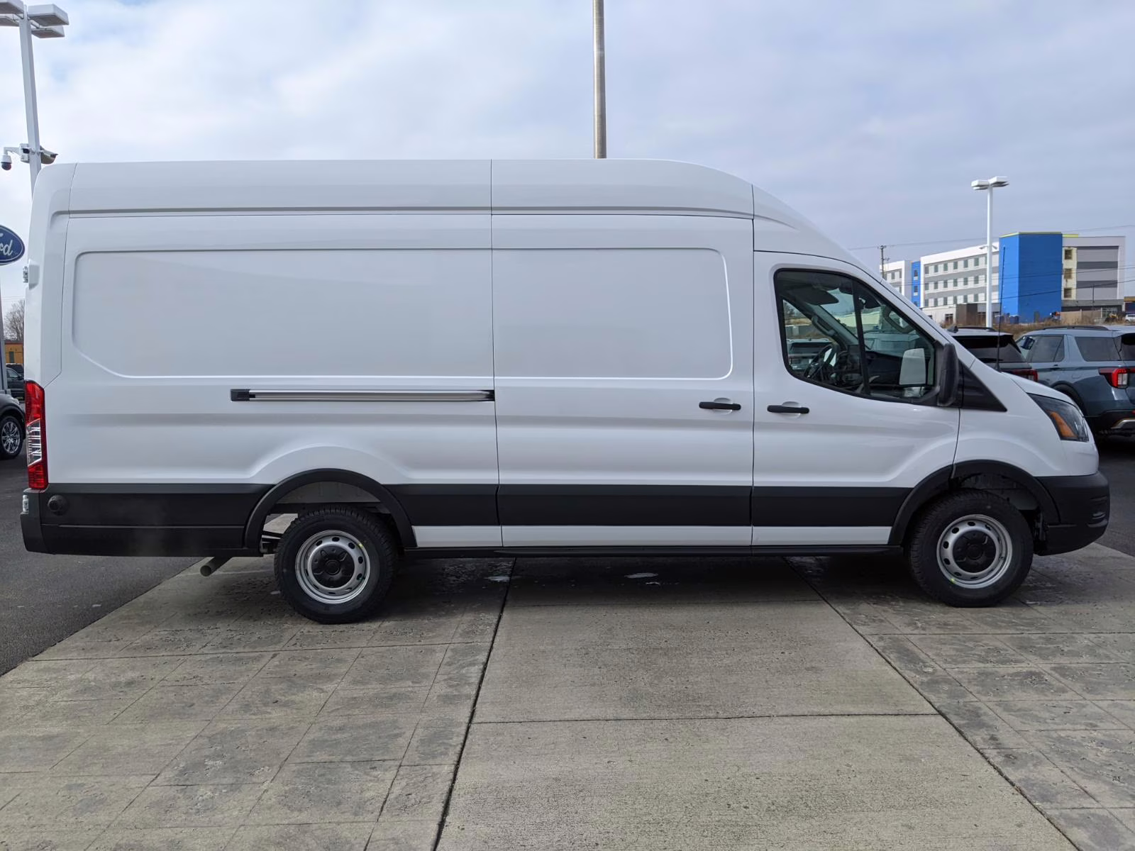 2026 Oxford White Ford Transit Cargo Van T-350 148  EL HI RF 9500 RWD Van