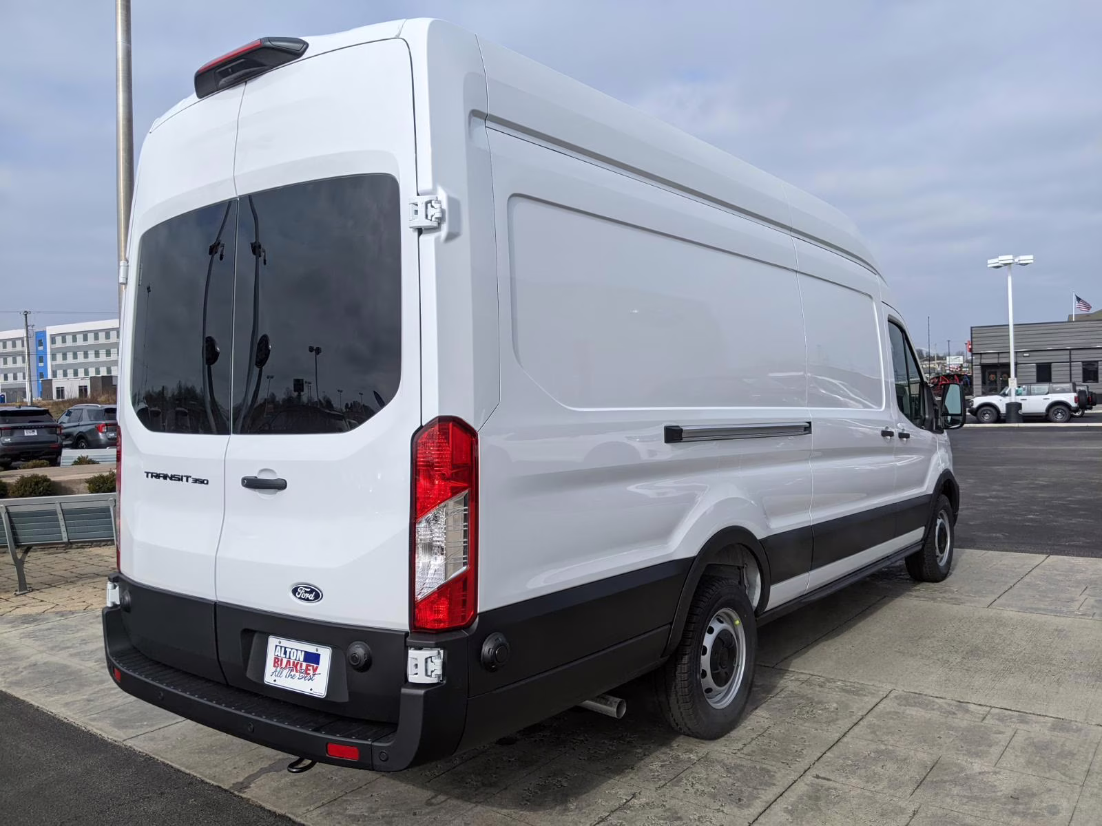 2026 Oxford White Ford Transit Cargo Van T-350 148  EL HI RF 9500 RWD Van