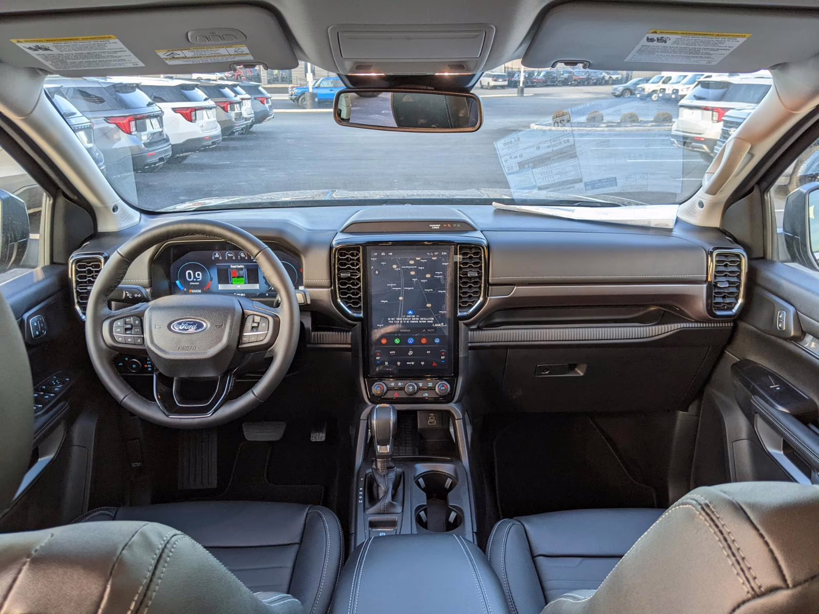 2025 Shadow Black Ford Ranger LARIAT 4X4 Truck