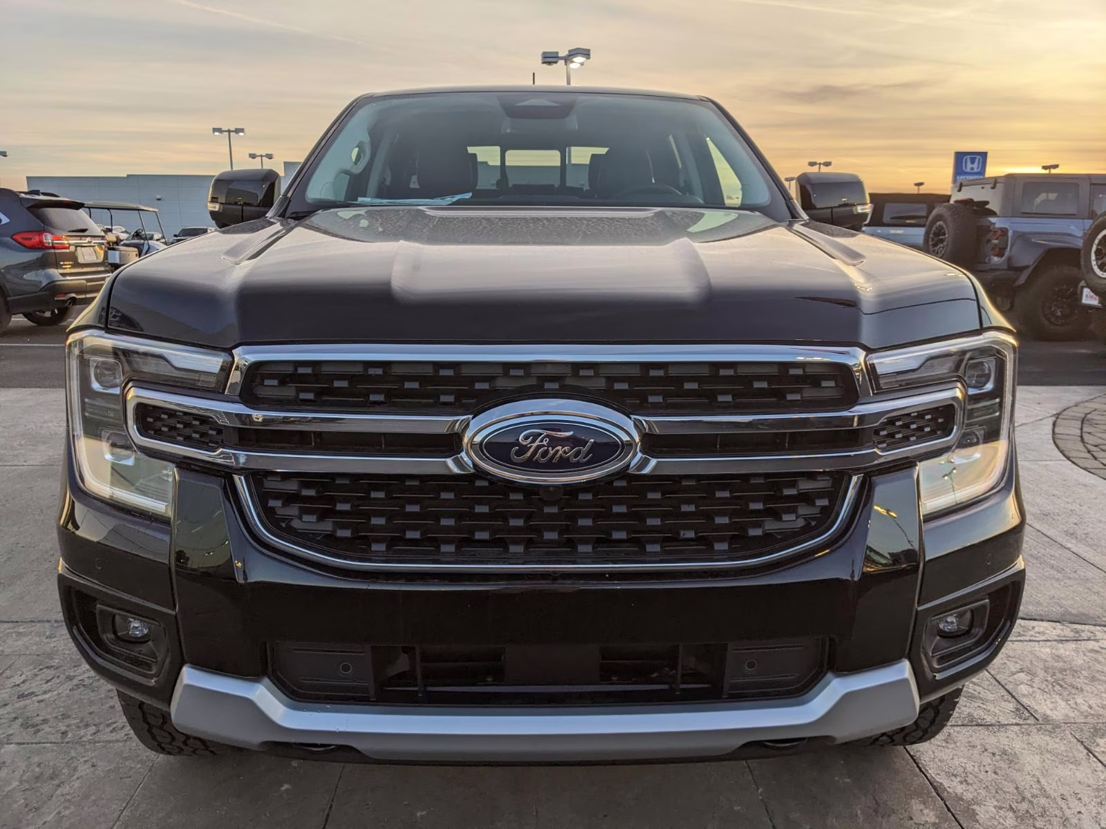 2025 Shadow Black Ford Ranger LARIAT 4X4 Truck