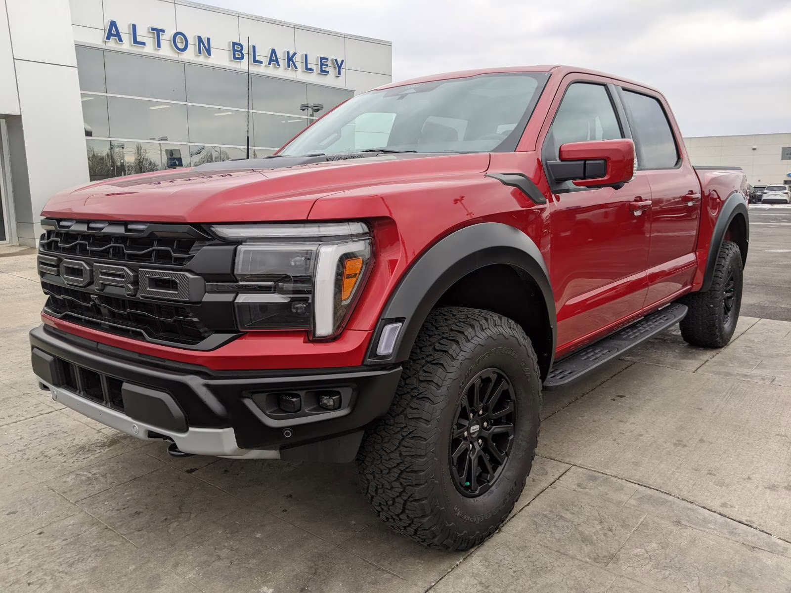 2025 Rapid Red Metallic Tinted Clearcoat Ford F-150 Raptor 4X4 Truck