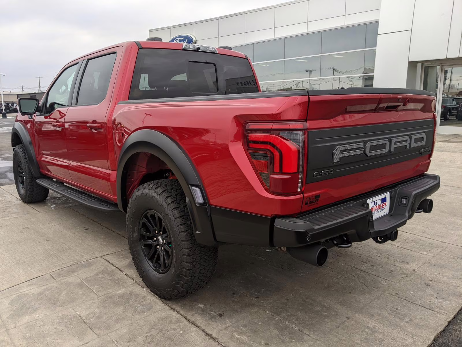 2025 Rapid Red Metallic Tinted Clearcoat Ford F-150 Raptor 4X4 Truck