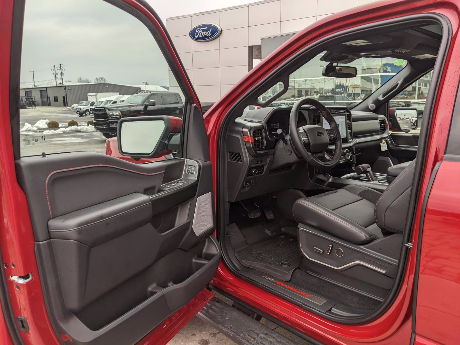 2025 Rapid Red Metallic Tinted Clearcoat Ford F-150 Raptor 4X4 Truck
