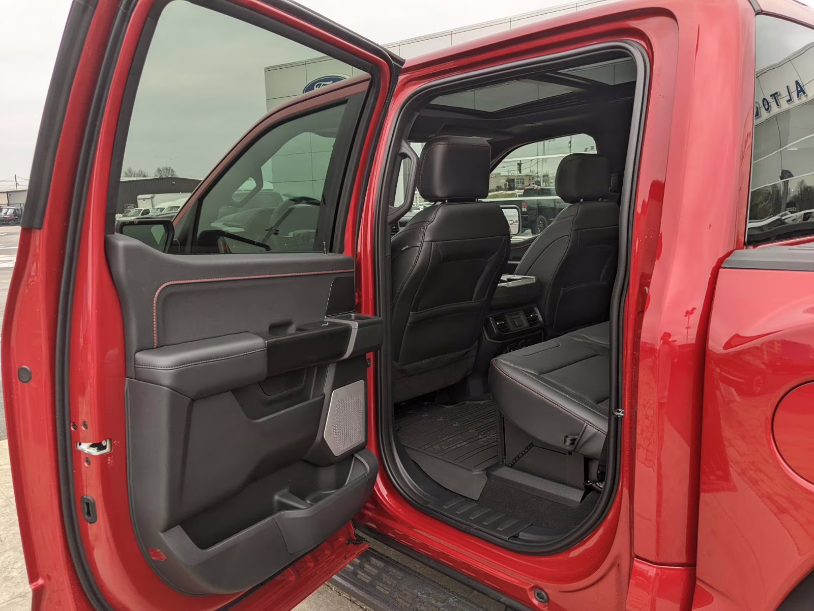 2025 Rapid Red Metallic Tinted Clearcoat Ford F-150 Raptor 4X4 Truck