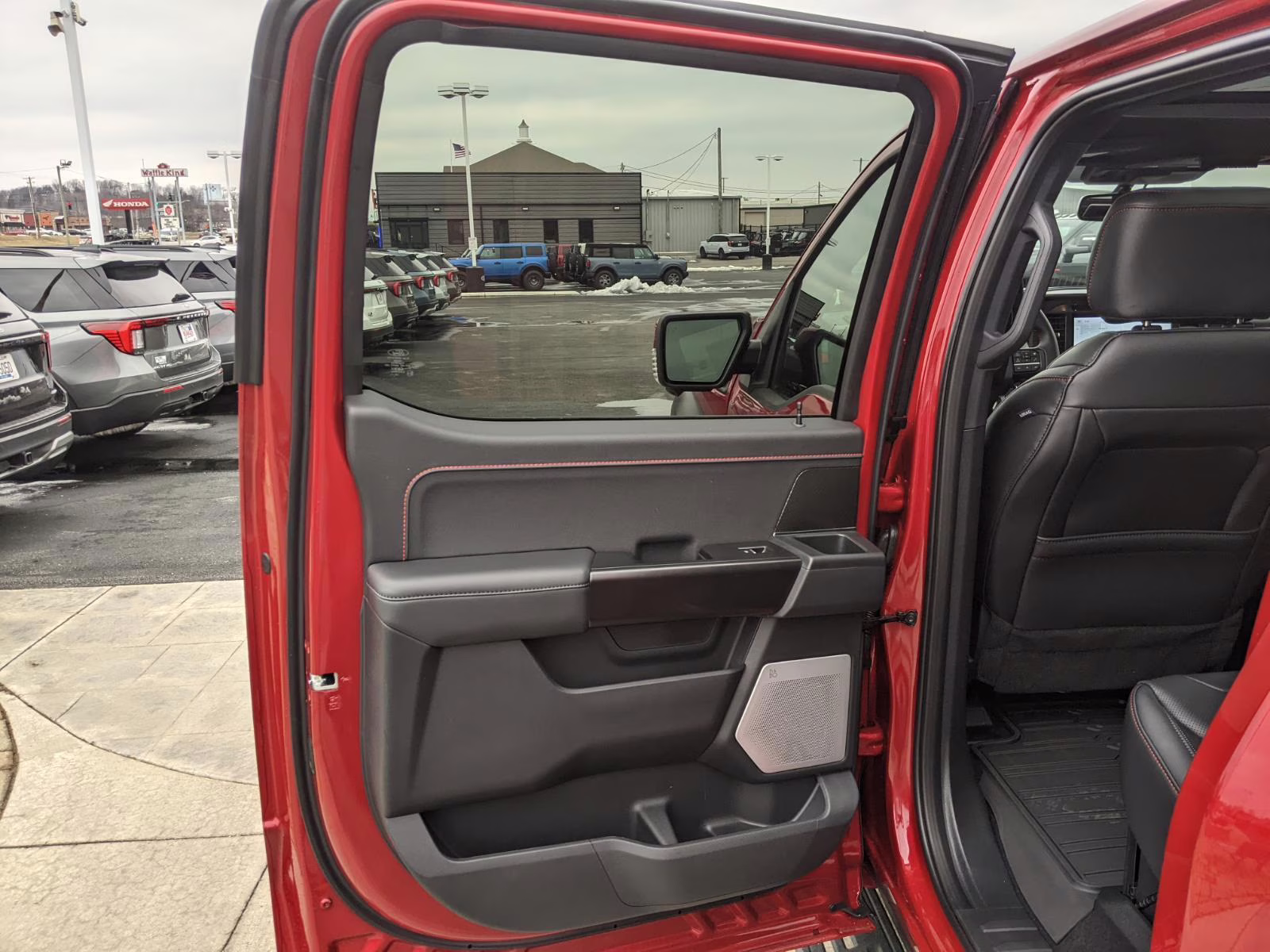 2025 Rapid Red Metallic Tinted Clearcoat Ford F-150 Raptor 4X4 Truck