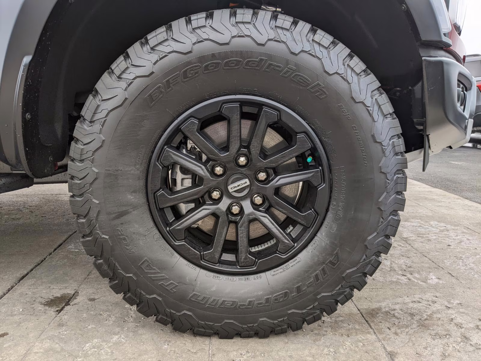 2025 Rapid Red Metallic Tinted Clearcoat Ford F-150 Raptor 4X4 Truck