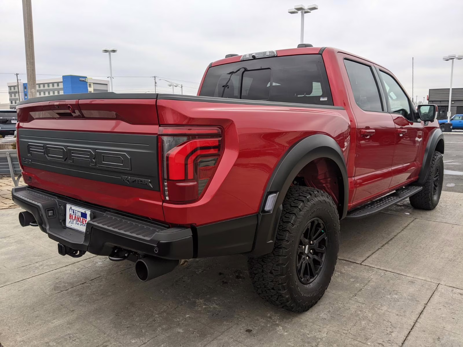 2025 Rapid Red Metallic Tinted Clearcoat Ford F-150 Raptor 4X4 Truck