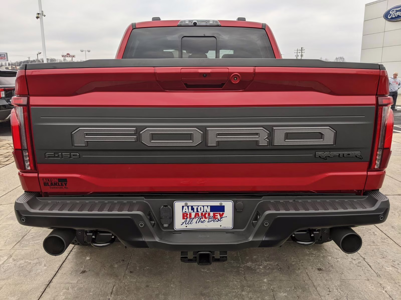 2025 Rapid Red Metallic Tinted Clearcoat Ford F-150 Raptor 4X4 Truck