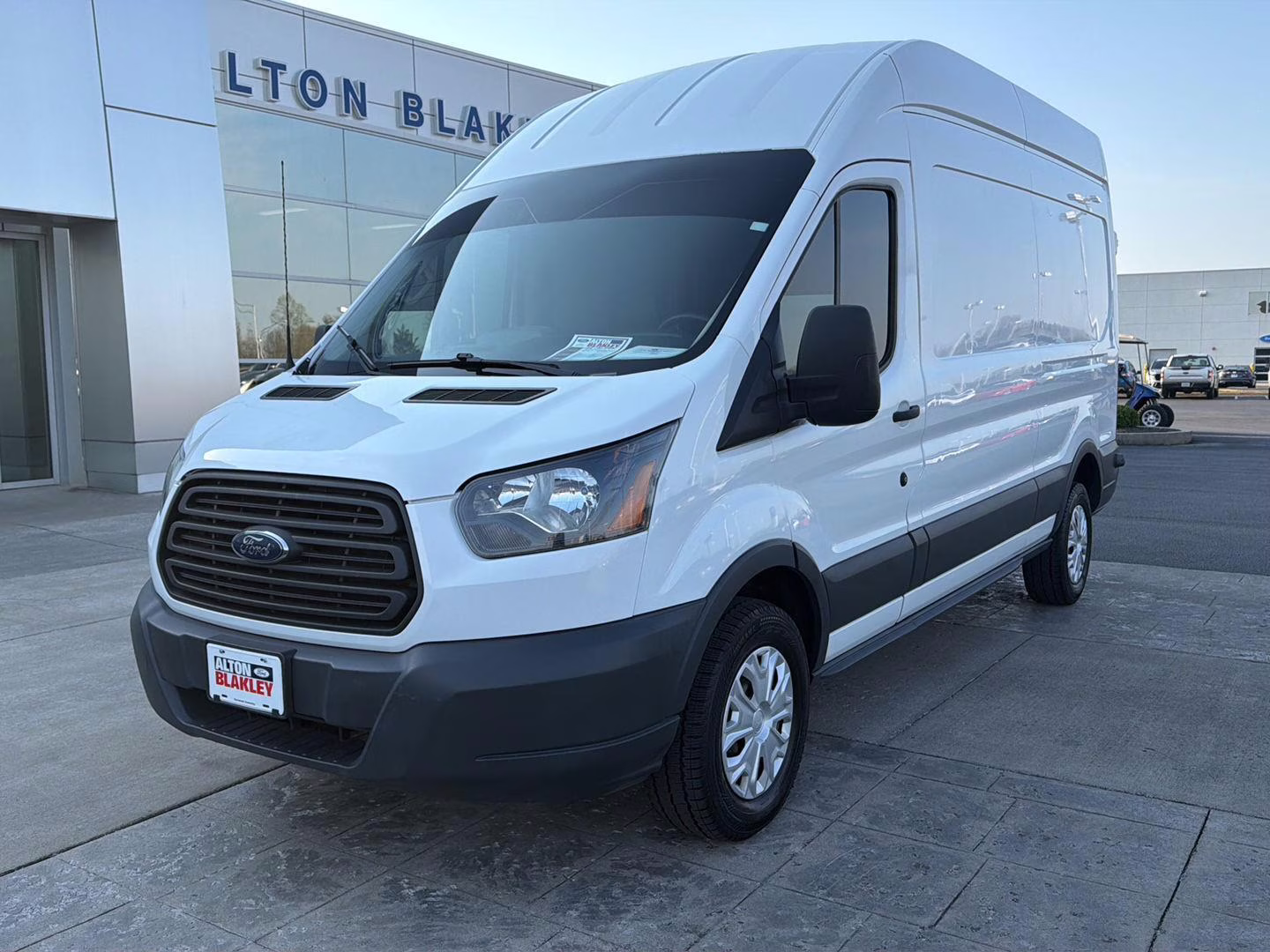 2016 Oxford White Ford Transit Cargo Van T-250 148  HI RF 9000 GVW RWD Van