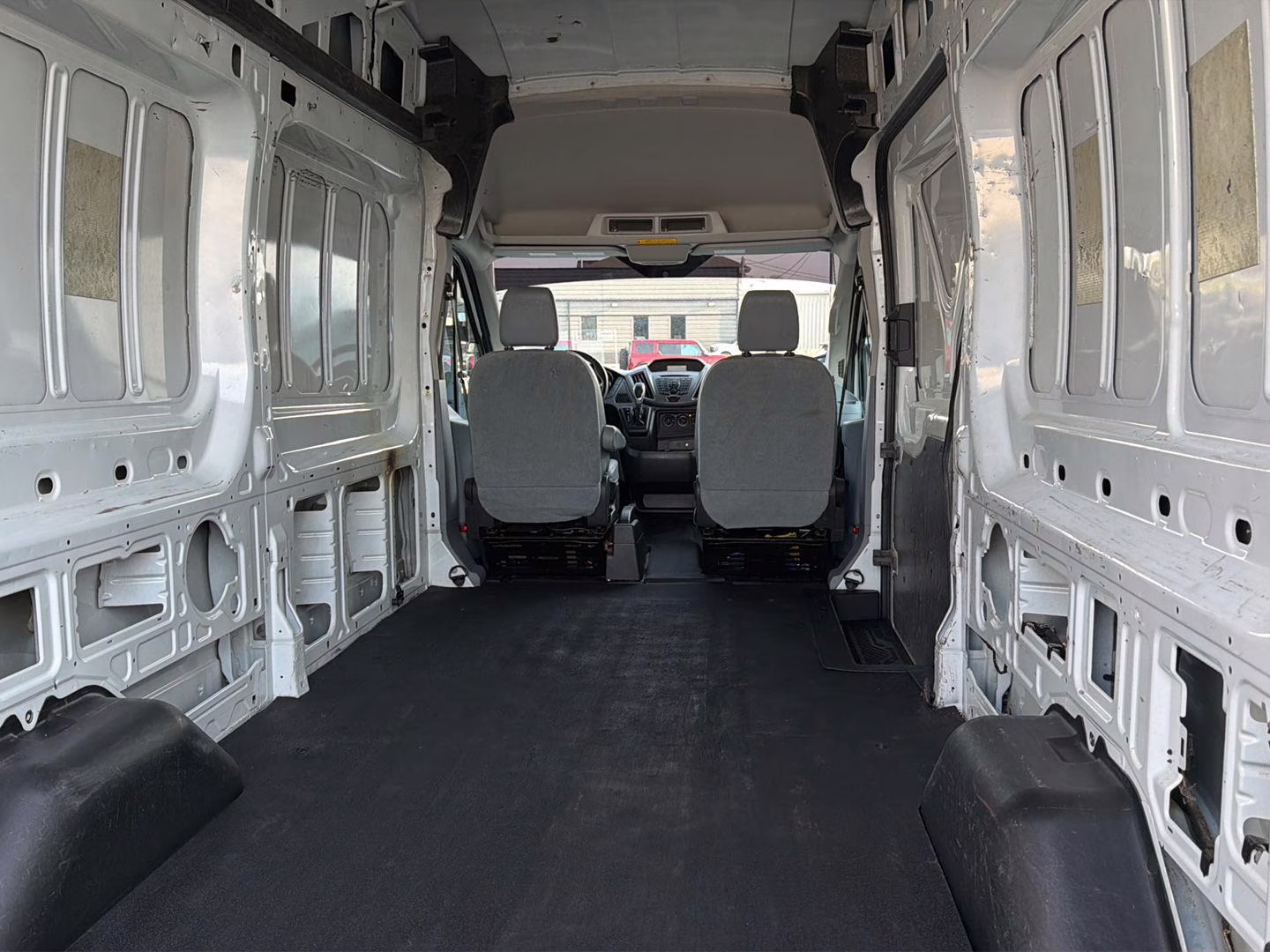 2016 Oxford White Ford Transit Cargo Van T-250 148  HI RF 9000 GVW RWD Van