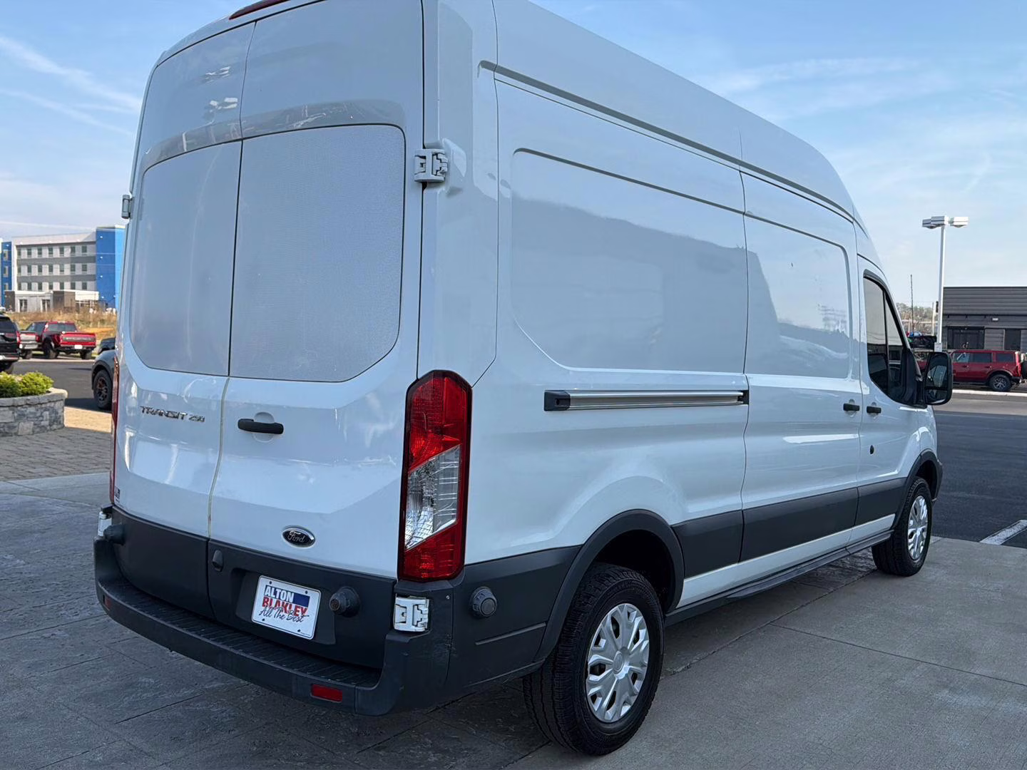 2016 Oxford White Ford Transit Cargo Van T-250 148  HI RF 9000 GVW RWD Van