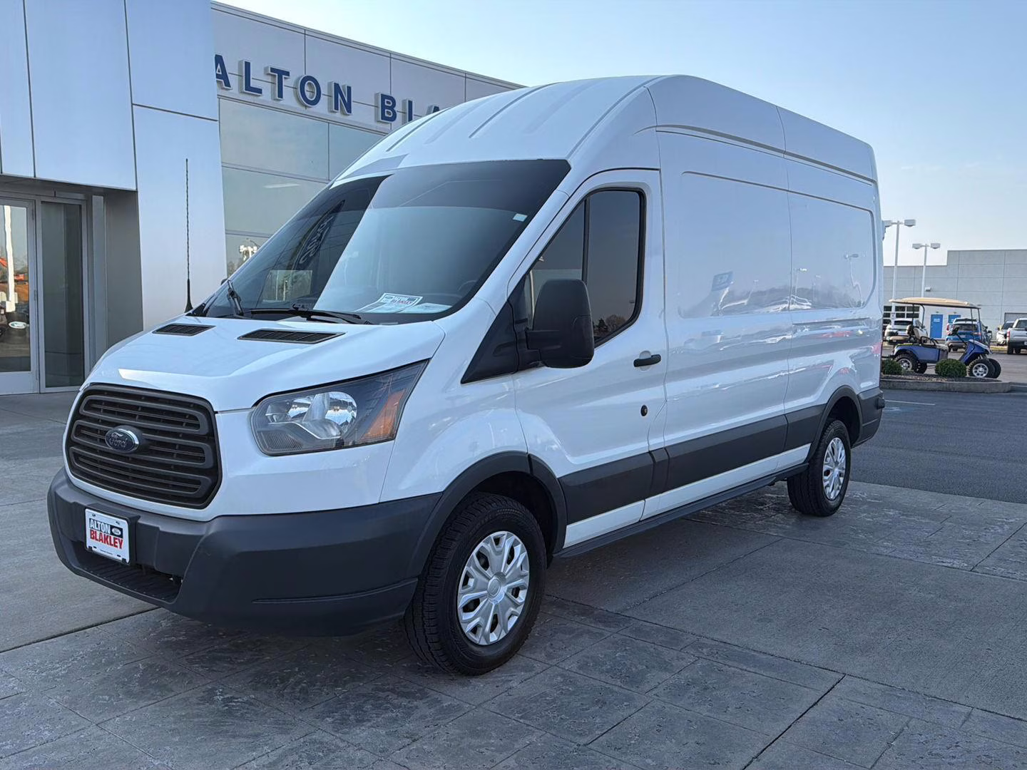 2016 Oxford White Ford Transit Cargo Van T-250 148  HI RF 9000 GVW RWD Van