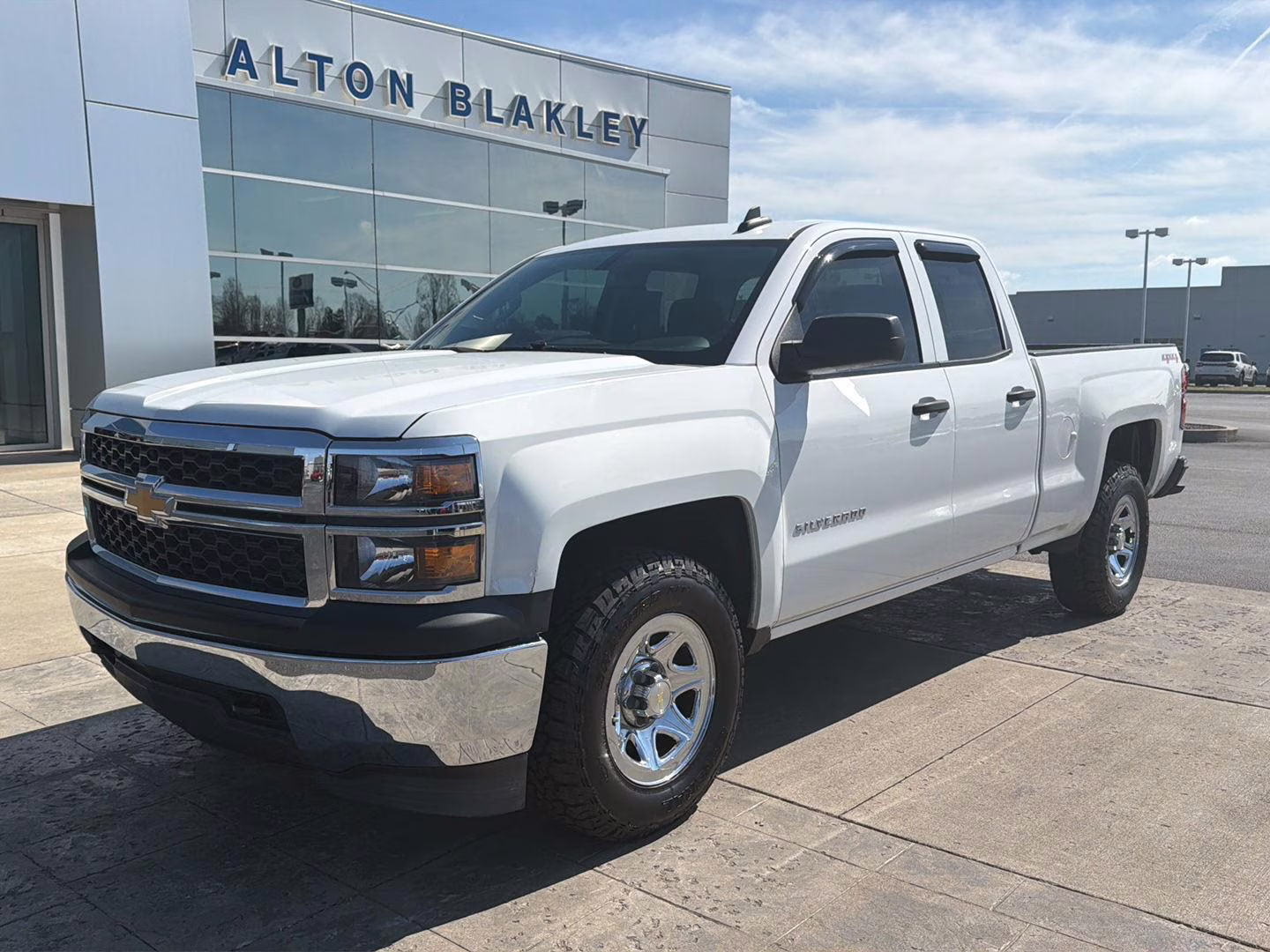 2015 Summit White Chevrolet Silverado 1500 LS 4X4 Truck