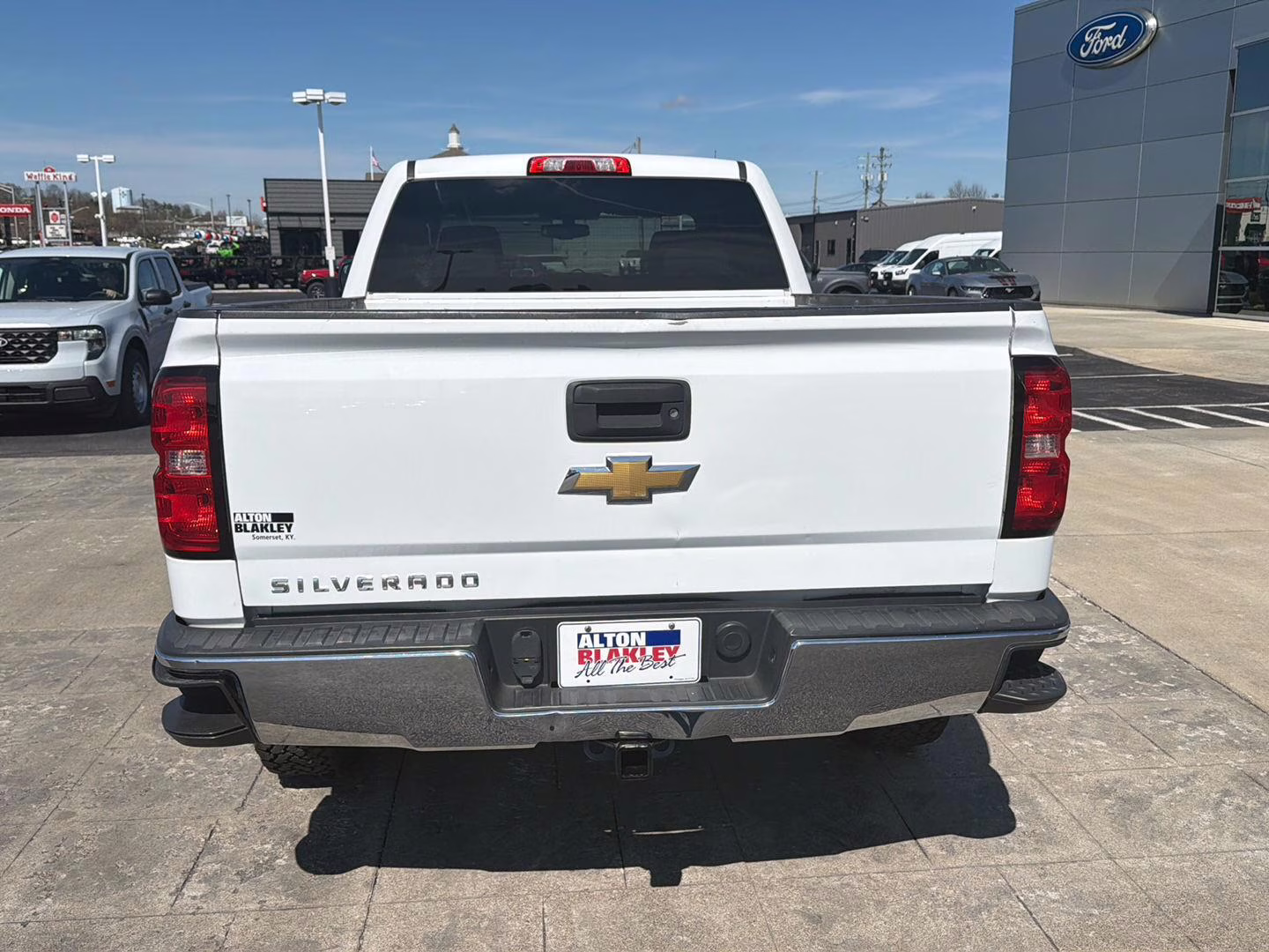 2015 Summit White Chevrolet Silverado 1500 LS 4X4 Truck