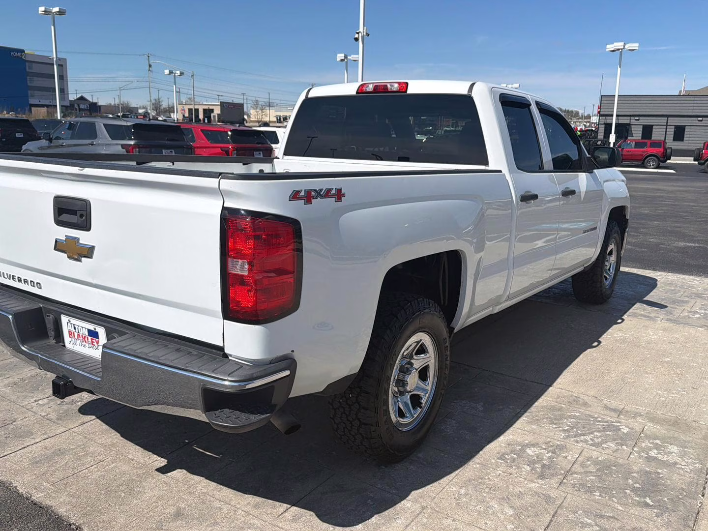 2015 Summit White Chevrolet Silverado 1500 LS 4X4 Truck